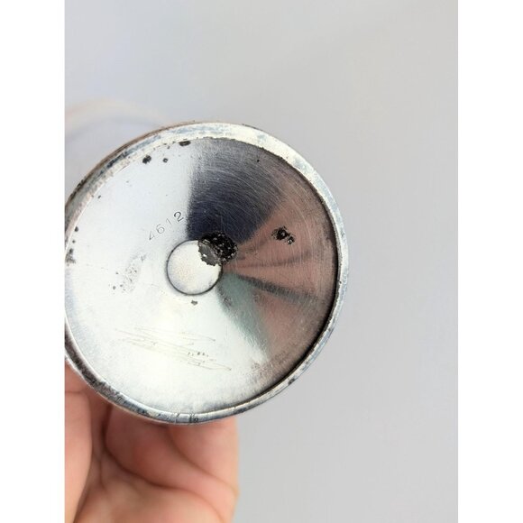 Vintage Distressed Silver Wine Goblet Rustic Aged Silver-Plated Water Goblet - Picture 6 of 9